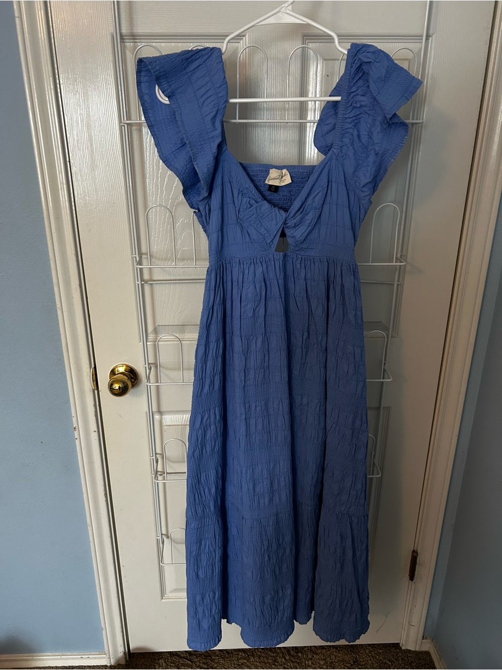 Universal Thread Blue Flutter Maxi Dress